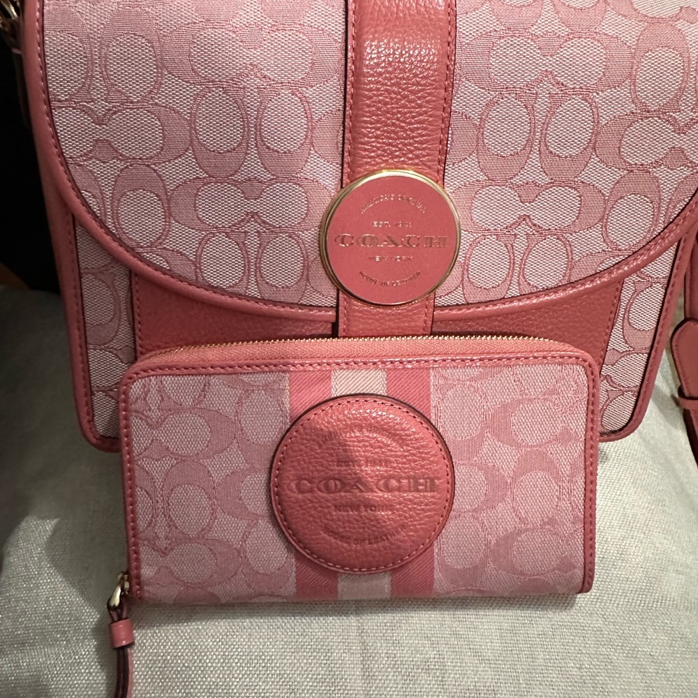 Coach bag and wallet